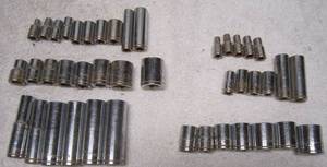 lot 766 image: Assorted � & 38 Drive Mastercraft Sockets
