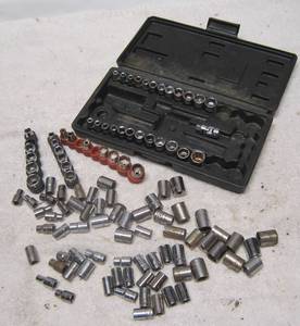 lot 737 image: Assorted � Drive Sockets & Socket Set Case