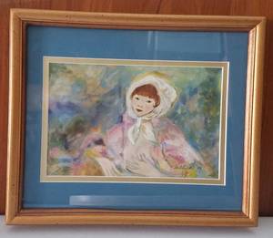 lot 40 image: FRAMED PAINTING SIGNED BY BILLICK 88