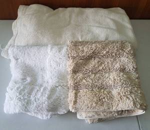 lot 47 image: LOT OF RUGS AND BLANKET