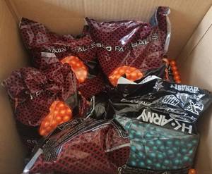 lot 50 image: LOT OF 7 BAGS OF PAINT BALLS