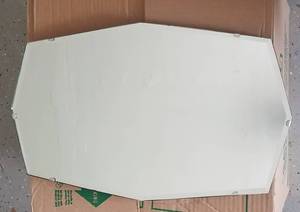 lot 160 image: VINTAGE MIRROR WITH WOOD MOUNT