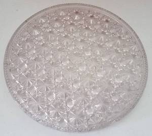 lot 161 image: GLASS SERVING PLATTER