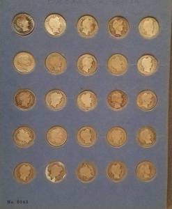 lot 110 image: 1898 - 1916 BARBER DIMES COLLECTION