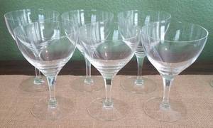 lot 32 image: LOT OF WINE GOBLETS