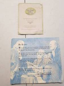 lot 99 image: Collectible Pewter Plates