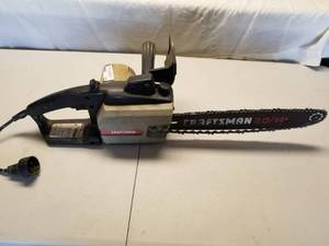 lot 133 image: Tools-Craftsman Electric Chainsaw