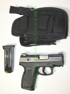 lot 257 image: Taurus PT609 Pro compact carry with extra magazine and holster