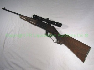 lot 258 image: Savage arms model 99F rifle caliber .300 savage with Gibbons 4x32 nitrogen filled scope