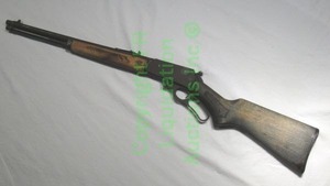lot 281 image: Marlin Glenfield model 30A, 30-30 lever action rifle, finish is in rough condition, action still functions