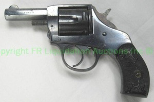 lot 296 image: Vintage H & R Arms company The American double action revolver .38 caliber, in good condition
