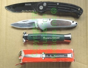 lot 298 image: Boker automatic lockback knives (2) and super automatic knife