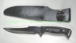 lot 270 image: Chipaway cutlery Pakistan steel blade knife with sheath