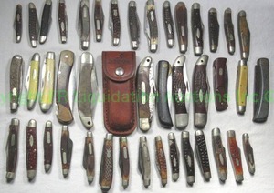 lot 413 image: Schrade & Case assorted pocket knives