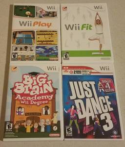lot 25 image: LOT OF 4 WII GAMES
