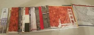 lot 36 image: 12 X 12 SCRAPBOOKING  CRAFT PAPER (LOT OF 100)