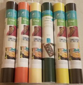 lot 63 image: CRICUT VINYL ROLLS (BRAND NEW)