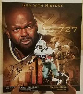 lot 70 image: 2002 COMMEMORATIVE EMMITH SMITH POSTER RUN WITH HISTORY