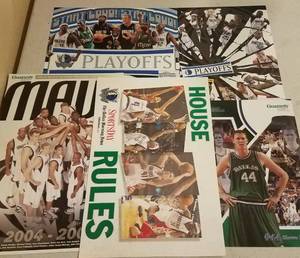 lot 75 image: LOT OF ASSORTED DALLAS MAVERICKS POSTERS