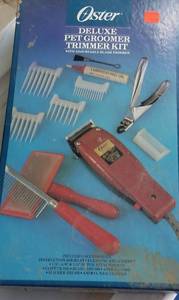 lot 103 image: OSTER DELUXE PET GROOMER TRIMMER KIT