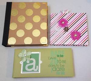 lot 157 image: LOT OF 3 ASSORTED CARD BOOKS