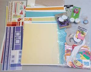 lot 160 image: LOT OF ASSORTED SCRAPBOOKING STICKERS AND MORE