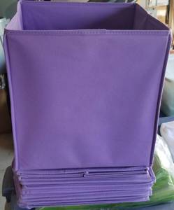 lot 183 image: LOT OF LARGE SIZE FOLDING BASKETS