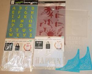 lot 196 image: LOT OF ASSORTED STENCILS