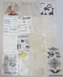 lot 204 image: ASSORTED RUBBER STAMPS