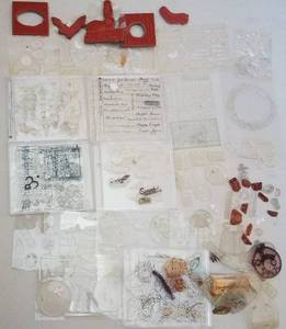 lot 205 image: ASSORTED RUBBER STAMPS