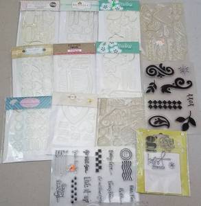 lot 206 image: ASSORTED RUBBER STAMPS SHEETS