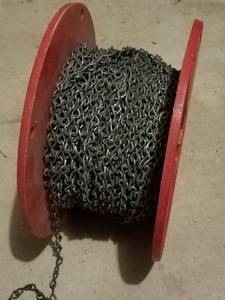 lot 214 image: HARDWARE CHAIN SPOOL (#16 SINGLE JACK 10 LBS.)