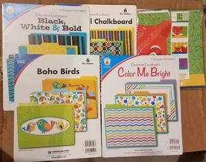 lot 227 image: LOT OF 5 PACKS OF DESIGNER FILE FOLDERS