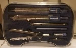 lot 234 image: STAEDLER ARCO 7-PIECE COMPASS SET 559 09 WITH CASE