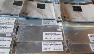 lot 242 image: PREMIUM QUALITY ALBUM PAGE PROTECTORS AND REFILL PAGES PACKS (OVER 80 PACKS)