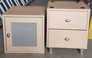 lot 244 image: LOT OF 2 STORAGE CUBES (STACKABLE)