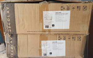 lot 262 image: DECOLAV 1444-CWH ABOVE COUNTER RECTANGULAR LAVATORY SINK (NEW IN BOX)