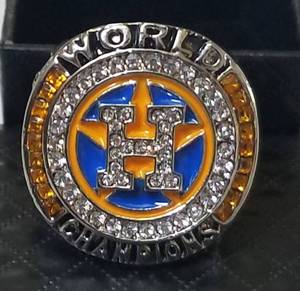 lot 270 image: HOUSTON ASTROS REPLICA 2017 WORLD SERIES RING (G. SPRINGER)