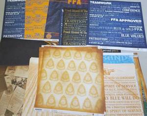 lot 275 image: 12 X 12 SCRAPBOOKING  CRAFT PAPER (LOT OF 100)