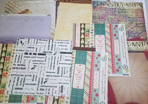 lot 276 image: 12 X 12 SCRAPBOOKING  CRAFT PAPER (LOT OF 100)