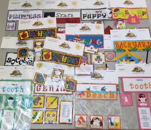 lot 301 image: LOT OF SCRAPBOOKING  CRAFTING CUTOUT KITS