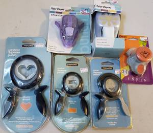 lot 303 image: NEW FISKARS PAPER PUNCHES