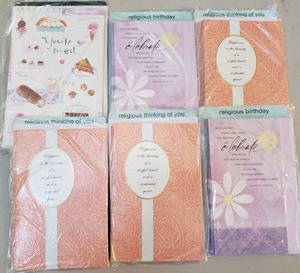 lot 315 image: LOT OF 6 NEW PACKAGES OF ALL-OCCASION CARDS (6 PER PACK)