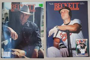 lot 316 image: BECKETT MAGAZINES (NOLAN RYAN AND CAL RIPKEN)