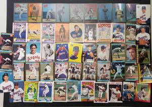 lot 349 image: LOT OF OVER 50 ASSORTED NOLAN RYAN CARDS