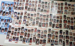lot 357 image: 1999 WNBA PROMOTIONAL PLAYERS PICTURE SHEETS SET