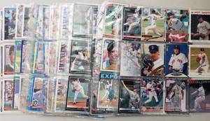 lot 361 image: LOT OF 24 SHEETS OF BASEBALL CARDS
