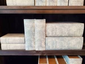 lot 47 image: Book Storage Boxes