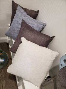 lot 95 image: Four Throw Pillows
