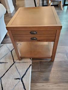 lot 130 image: Coaster Rosenberg Driftwood End Table